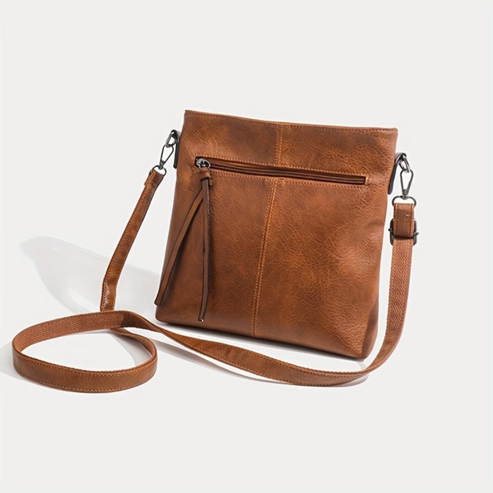 Lina | Sac à bandoulière vintage à motif échecs 