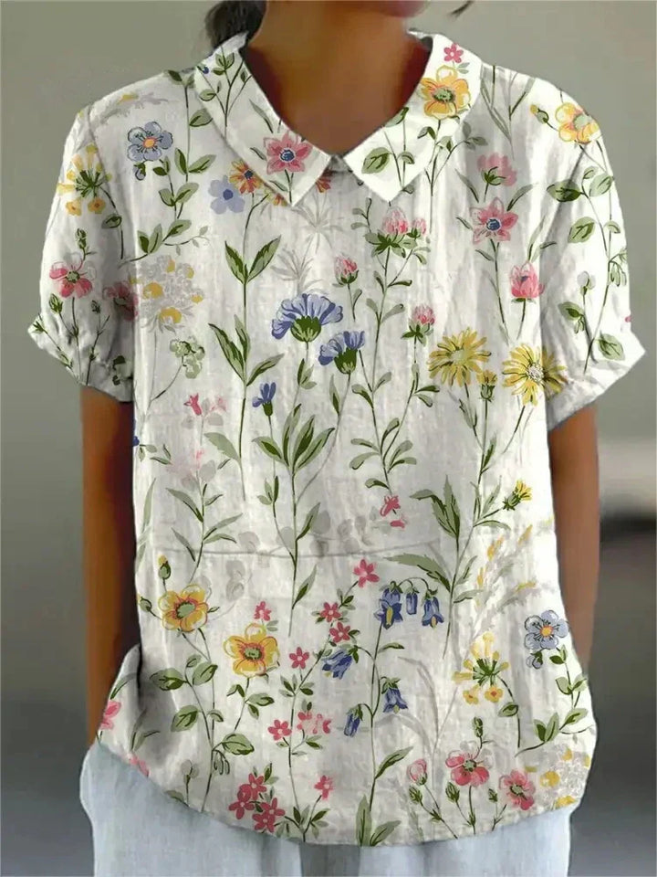 Sofia - Chemise Florale Élégante 