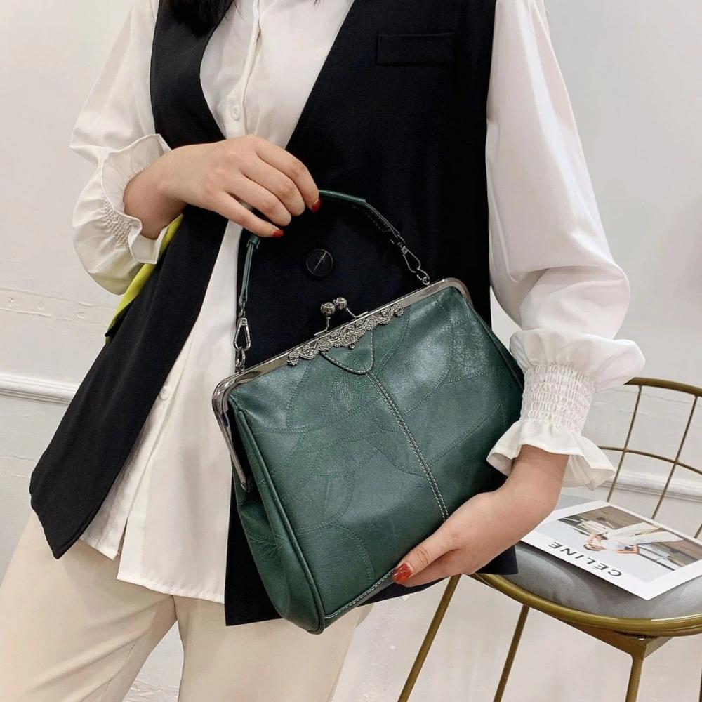 Mila | Sac Vintage Intemporel avec Fermeture Élégante à Fermoir 