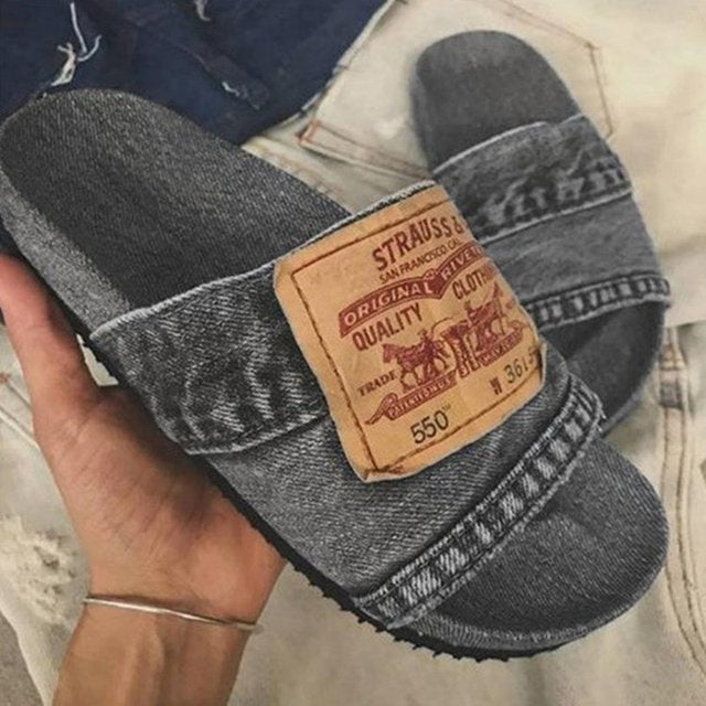 Sandales en denim Melony élégantes et confortables 
