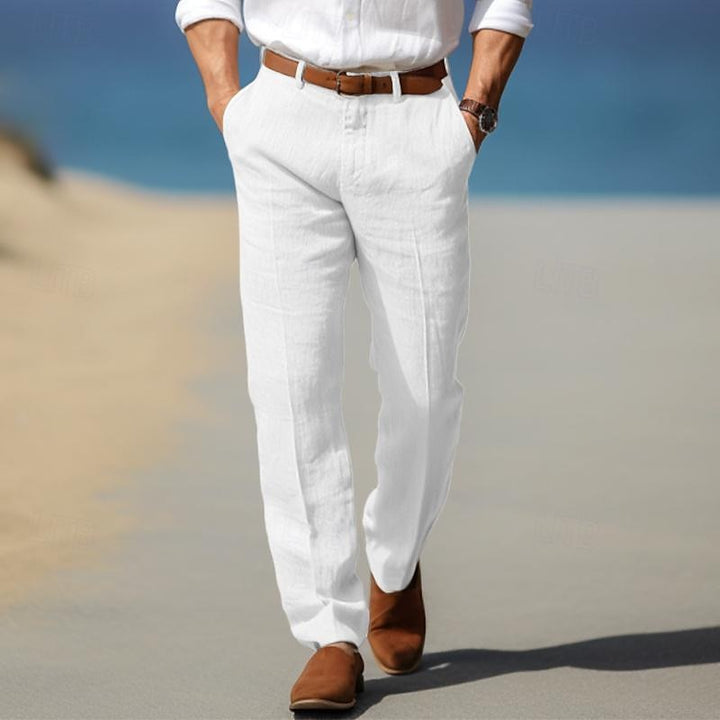 Pantalon en lin élégant 