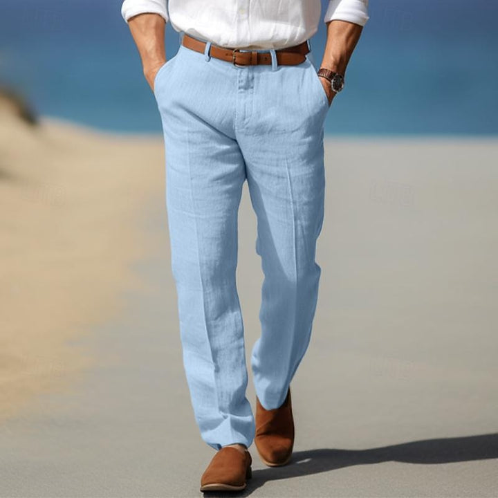 Pantalon en lin élégant 