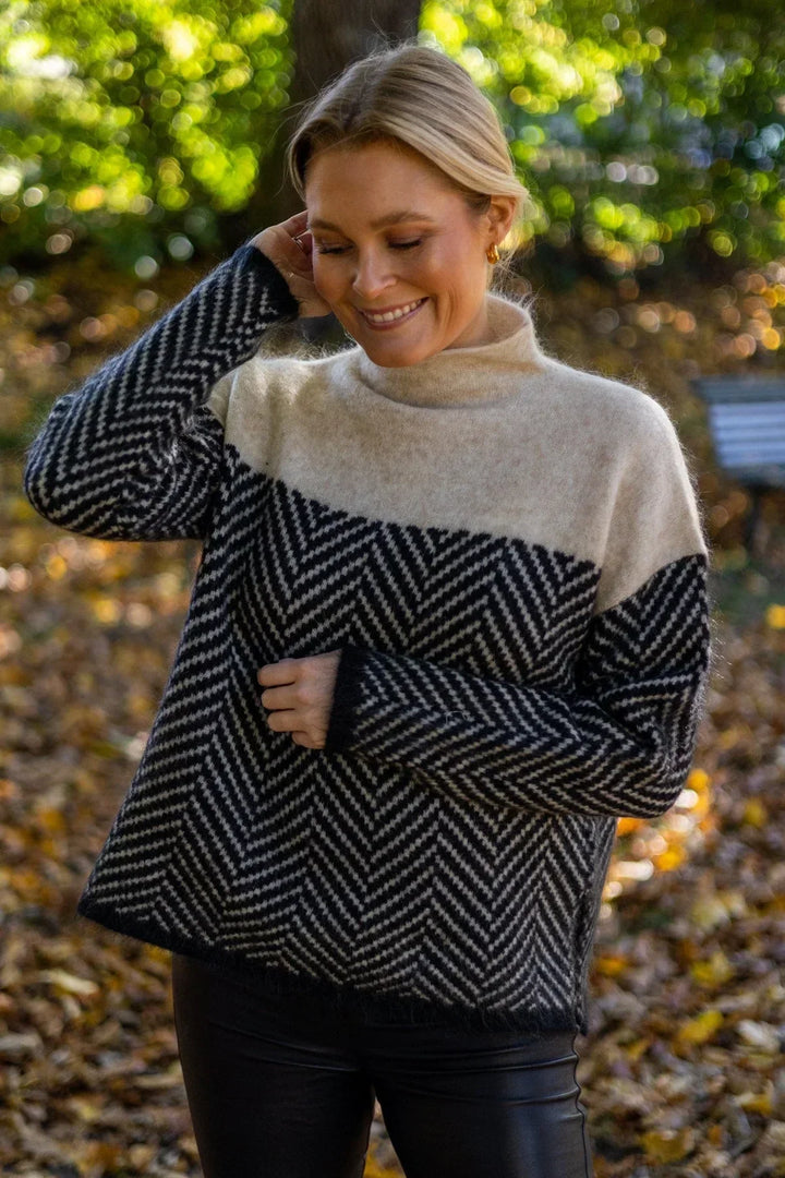 ADELIE | Col roulé premium en tricot exquis 