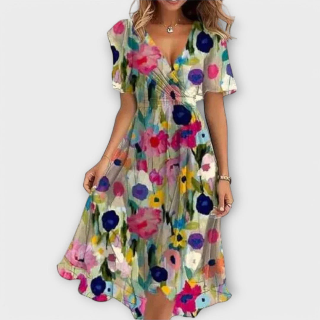 Ariane™ | Robe à col en V pour femmes 