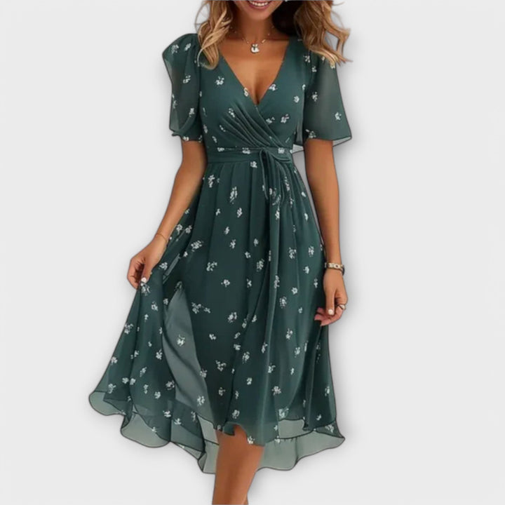 Ariane™ | Robe à col en V pour femmes 