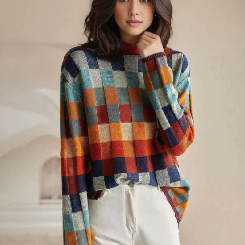 ANNA | Pull à col roulé 