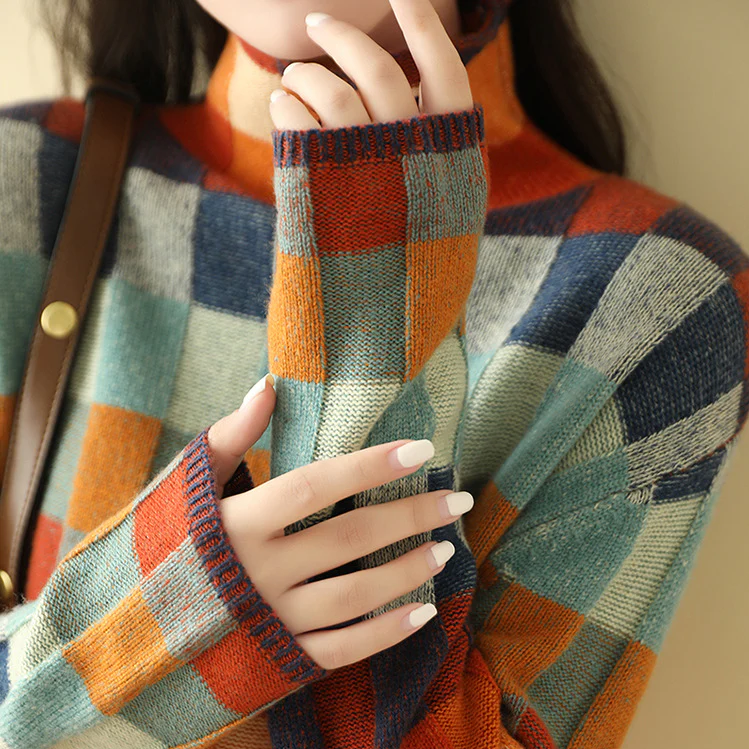 ANNA | Pull à col roulé 