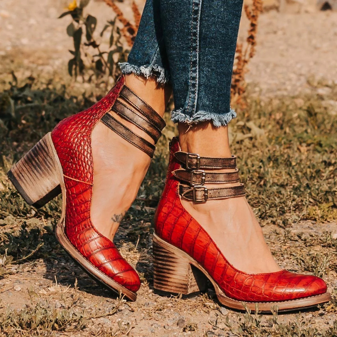 Ginevra™ | Talons multi-brides avec talon épais 