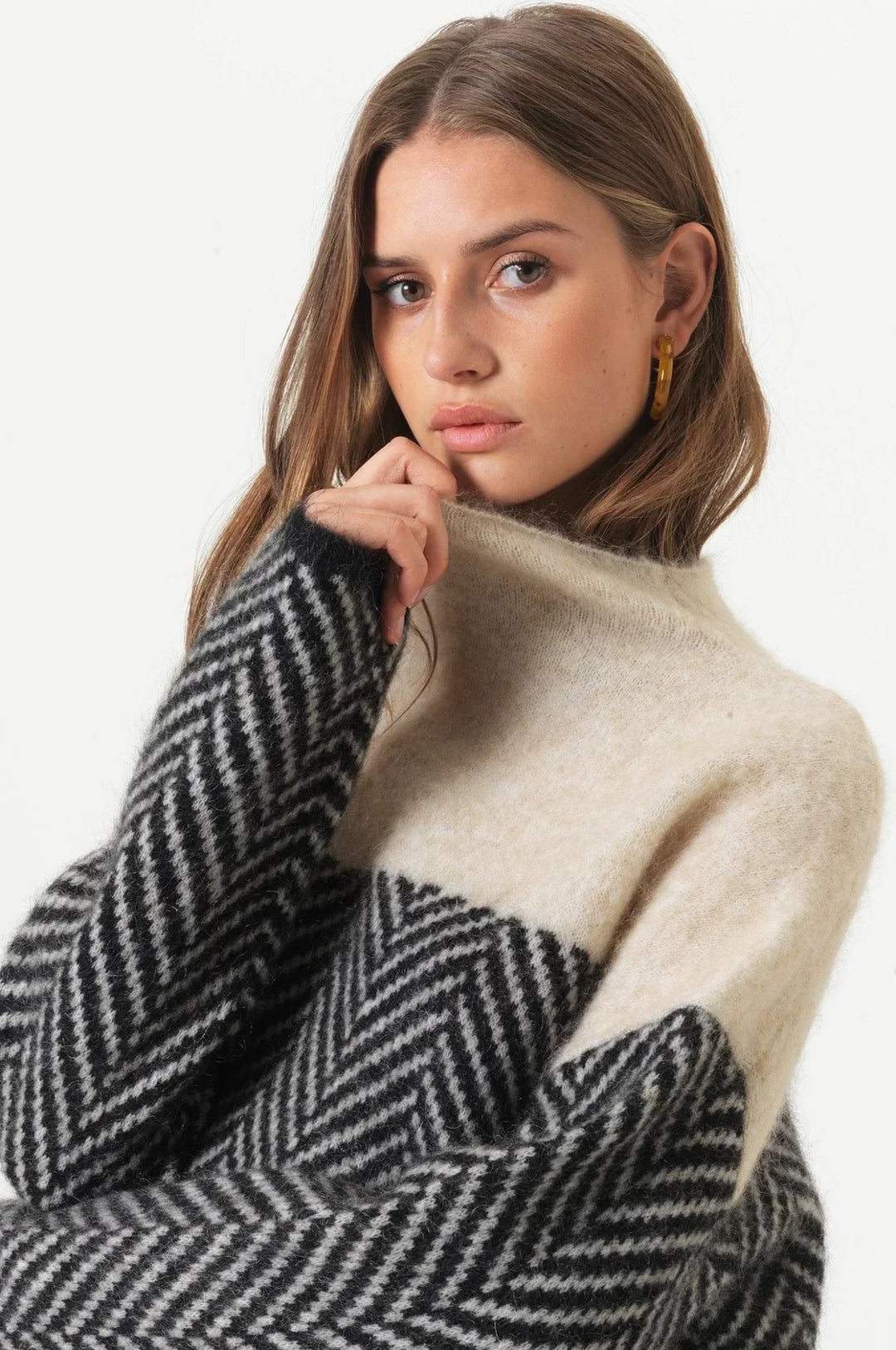 ADELIE | Col roulé premium fabriqué à partir d'un tricot exquis 