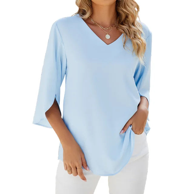 Mia - Blouse d'été décontractée 