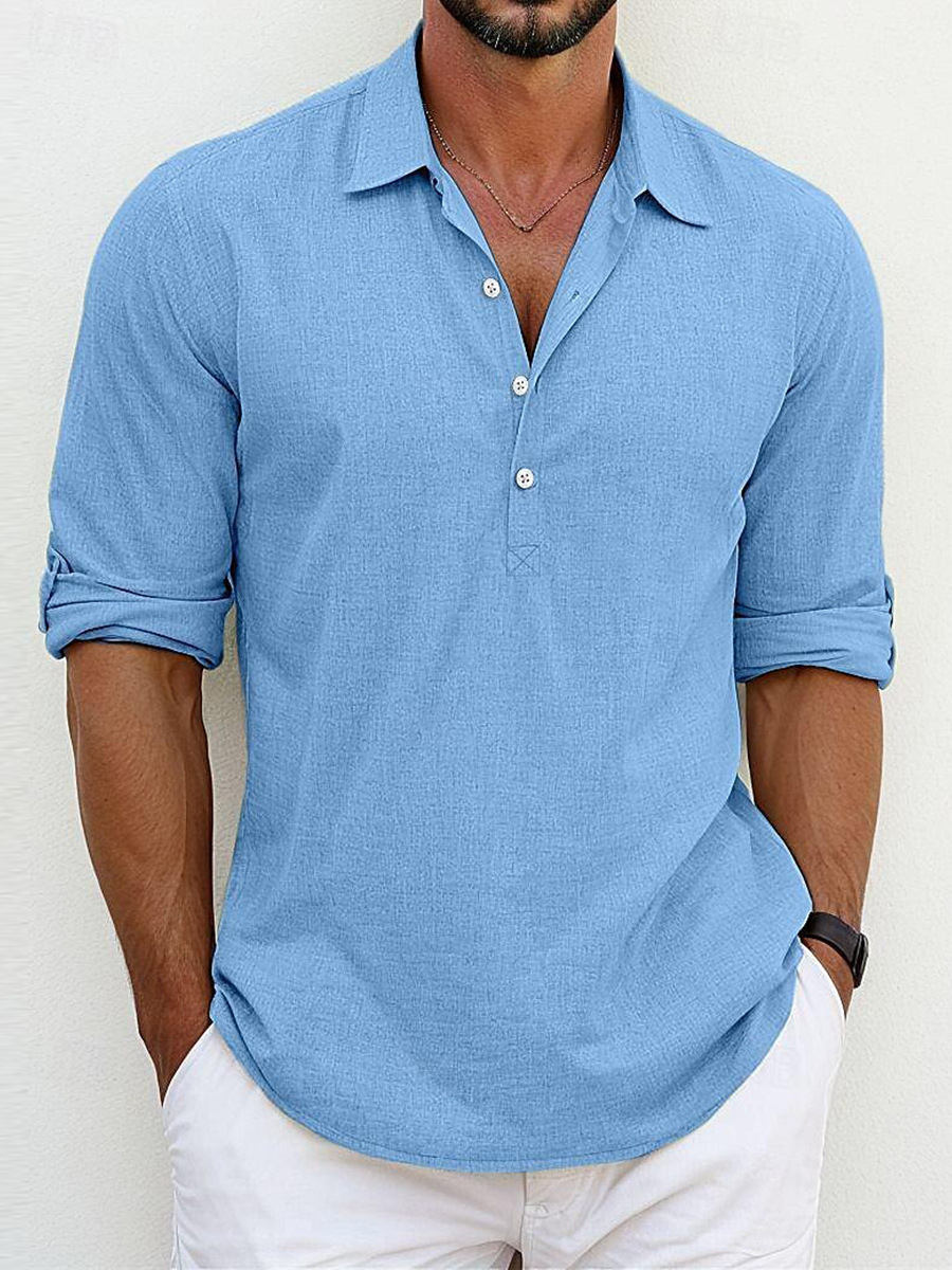 Chemise en lin de qualité supérieure 
