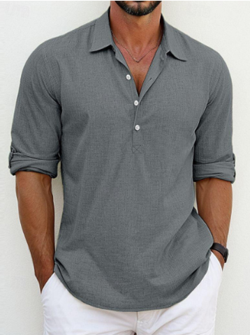 Chemise en lin de qualité supérieure 