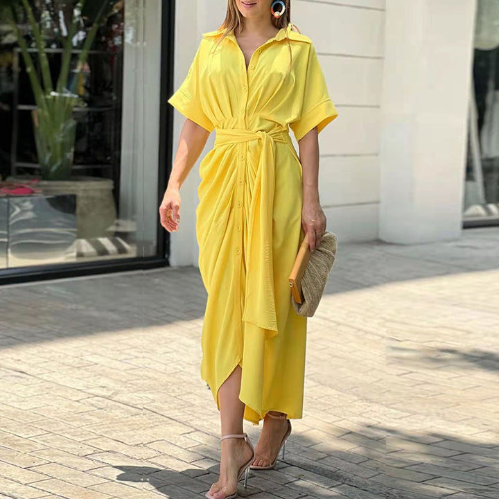 Amalia | Robe Maxi Enveloppante de Luxe (Presque Épuisée) 