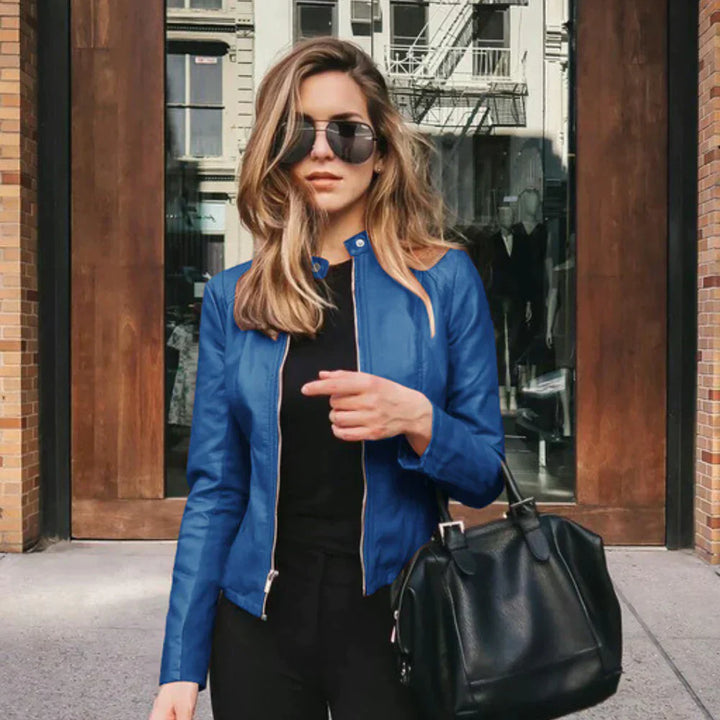 Aveline™ | Veste en cuir 