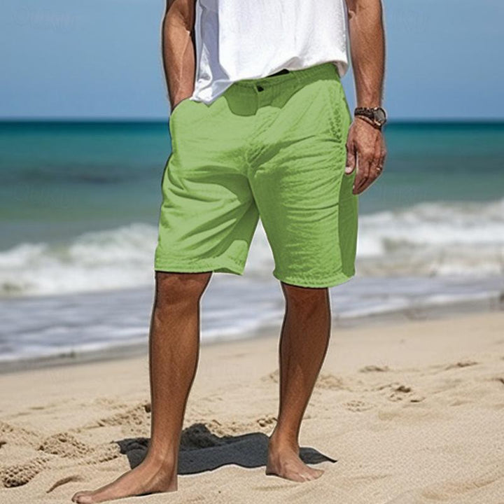 Shorts en lin élégants 