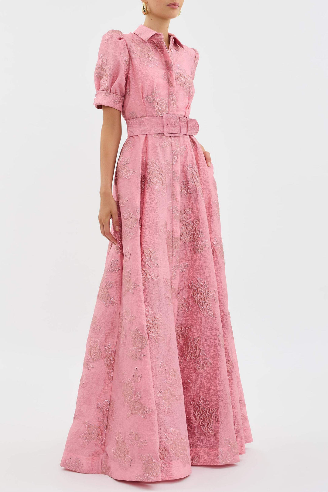 Anabella - Robe courte avec manches bouffantes 