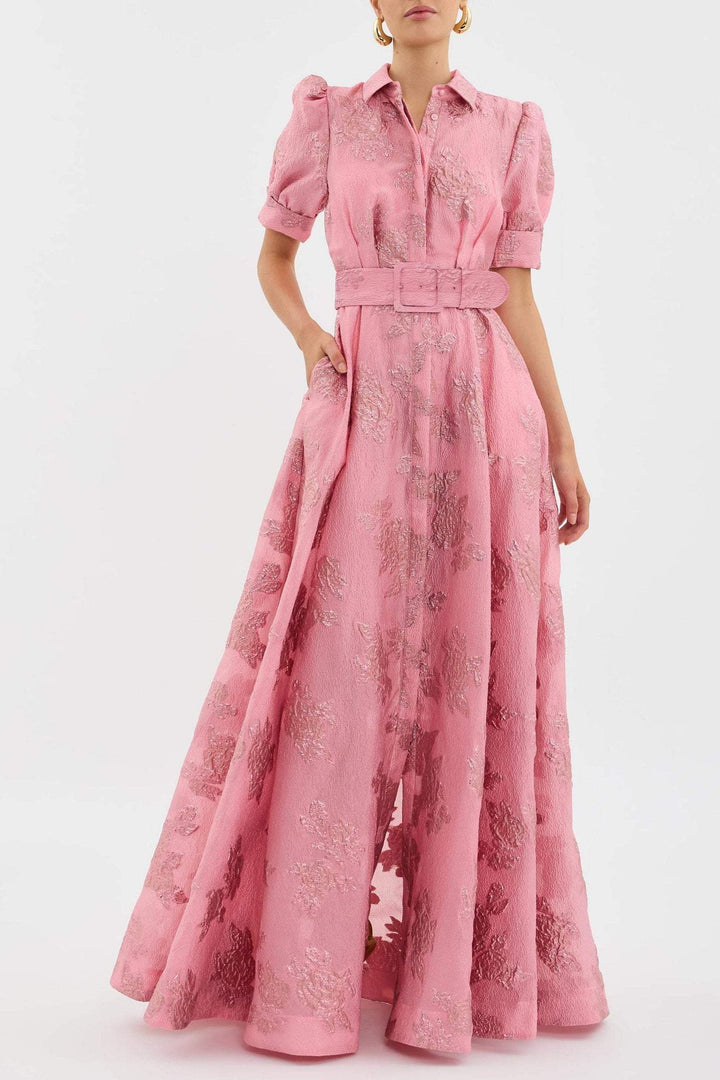 Anabella - Robe courte avec manches bouffantes 