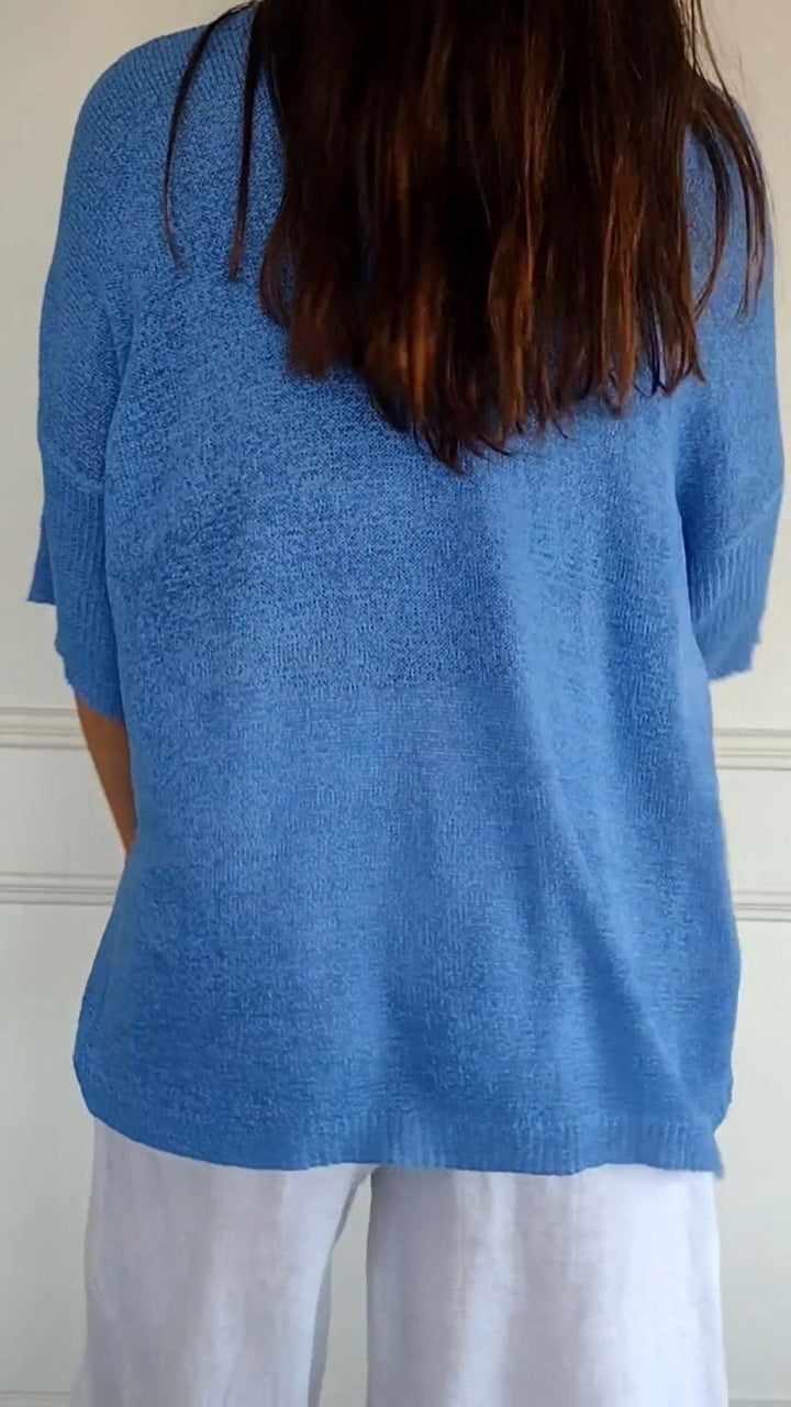 Anna - Haut en tricot chic 