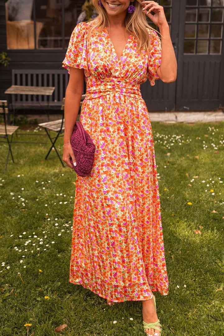 Pauline - Robe Longue Fleurie 