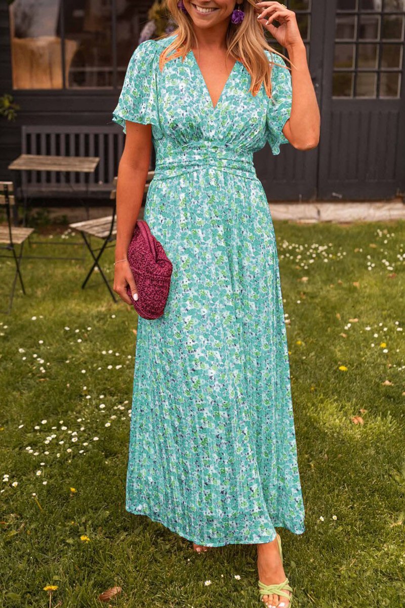Pauline - Robe Longue Fleurie 