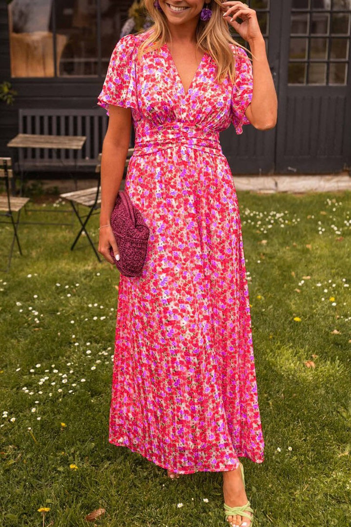 Pauline - Robe Longue Fleurie 