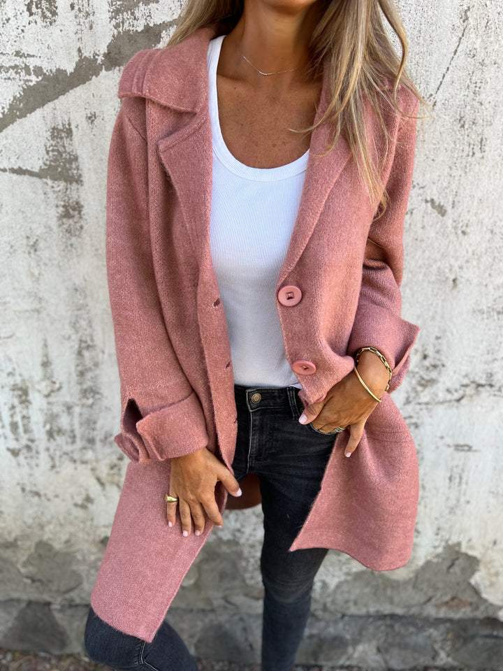 Teni™ | Manteau long décontracté élégant avec poches pratiques 