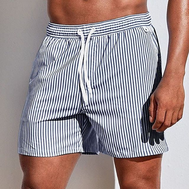 Shorts de bain rayés décontractés 
