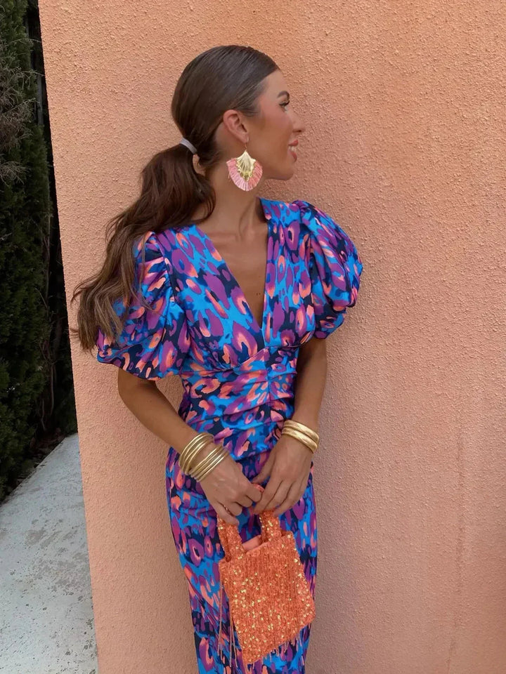 Élodie | Robe longue et colorée 