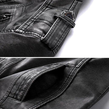 Coze™ | Veste en cuir classique pour hommes 