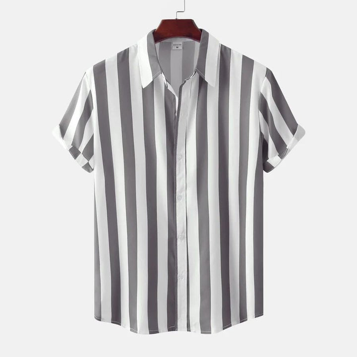 Chemise d'été rayée respirante 