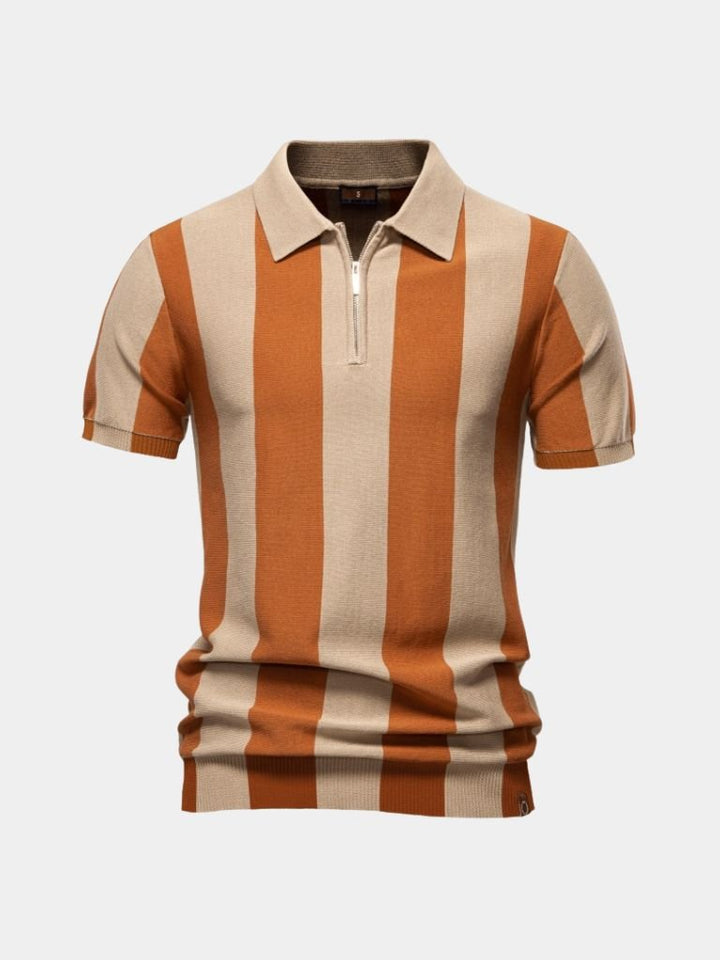 Polo Rayé Marine - Leviana 