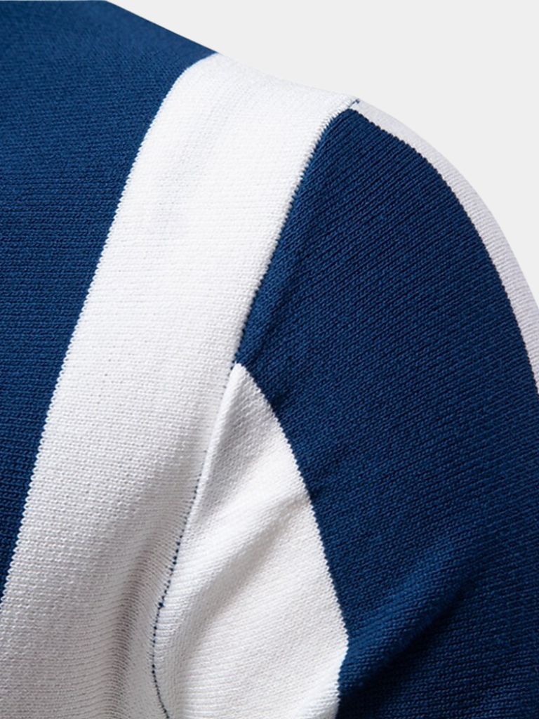 Polo Rayé Marine - Leviana 
