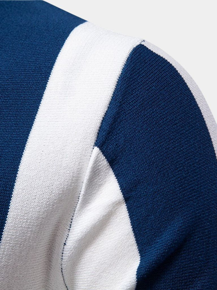 Polo Rayé Marine - Leviana 