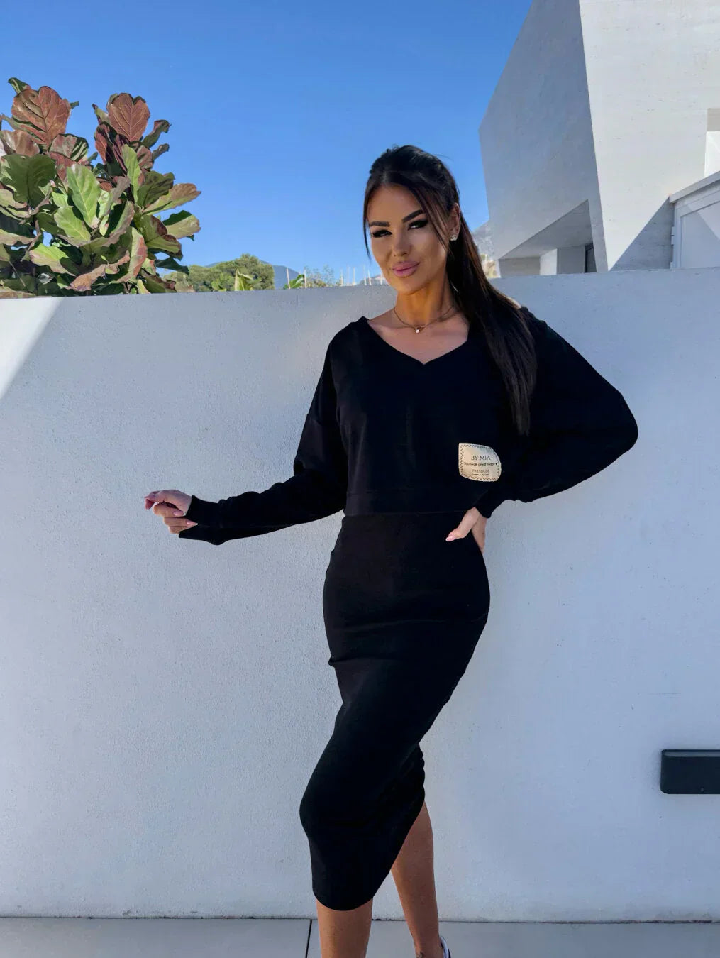 Laurine – Robe décontractée & Sweatshirt 