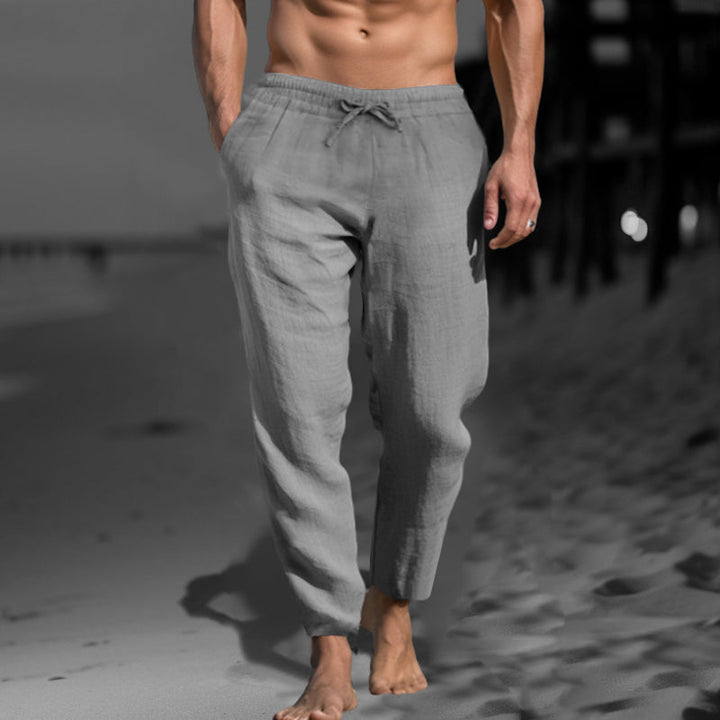 Pantalon en lin Corfou 