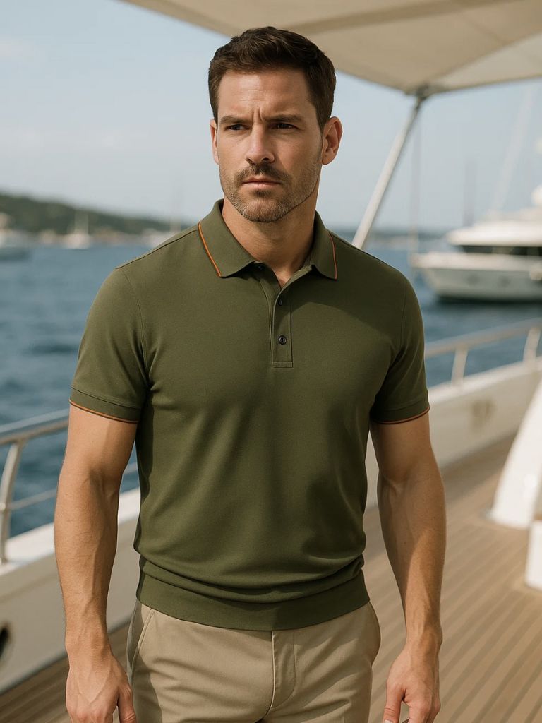 Polo en maille noble - Leviana 
