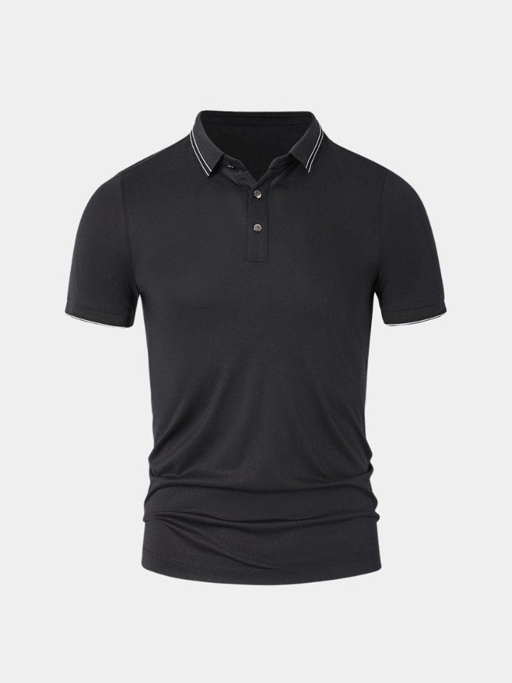 Polo avec garniture en obsidienne – Leviana 