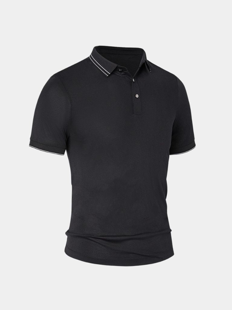 Polo avec garniture en obsidienne – Leviana 