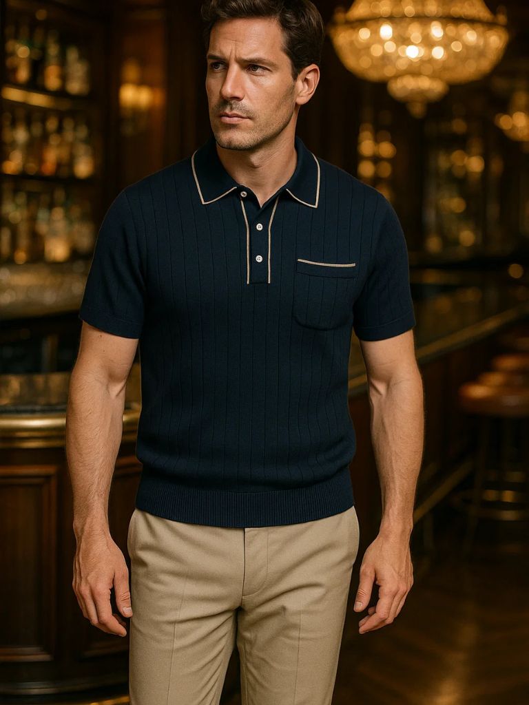 Polo en maille Old Money - Leviana 