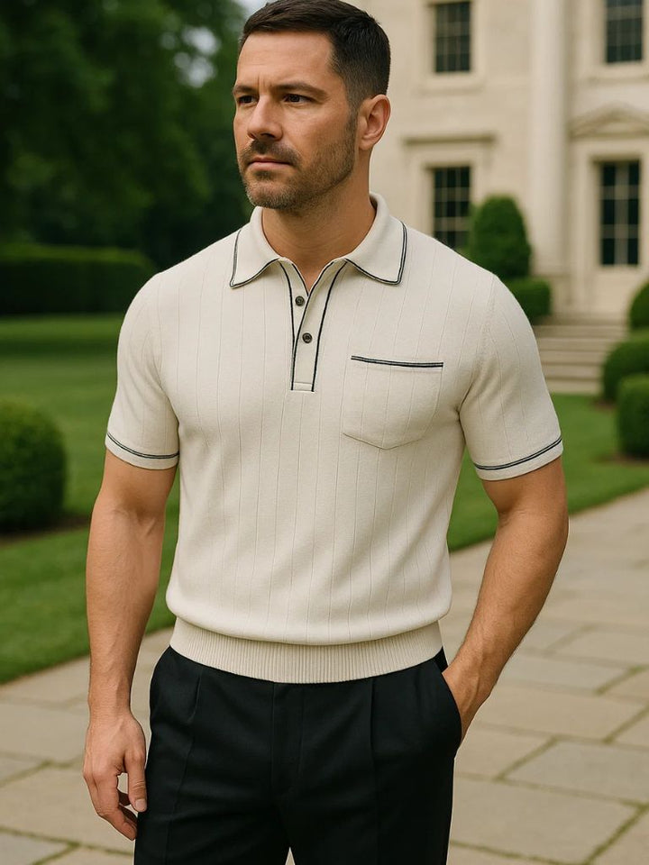 Polo en maille Old Money - Leviana 