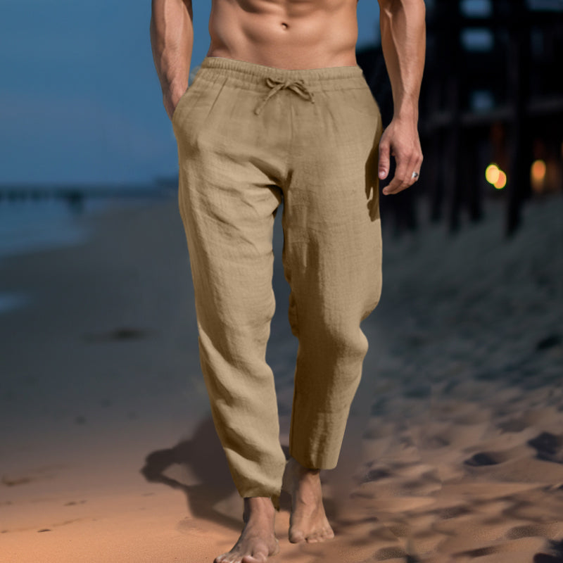 Pantalon en lin Corfou 