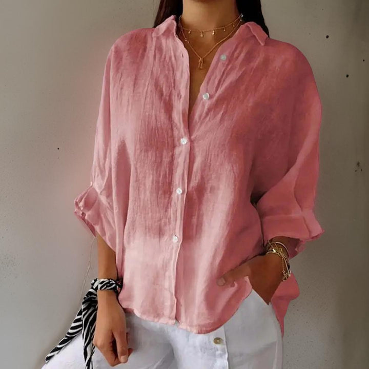 Linda - Blouse Élégante en Lin 