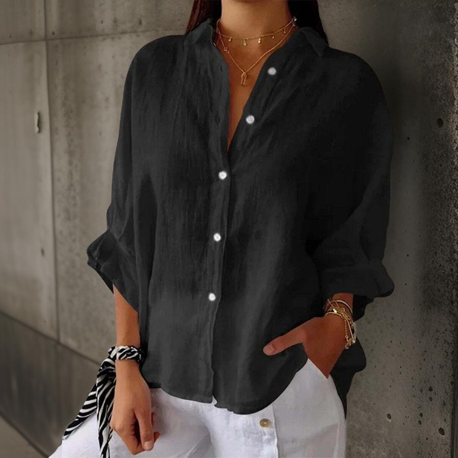 Linda - Blouse Élégante en Lin 