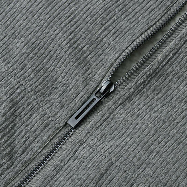 Dynora™ | Veste à fermeture éclair décontractée pour homme à poches multiples 