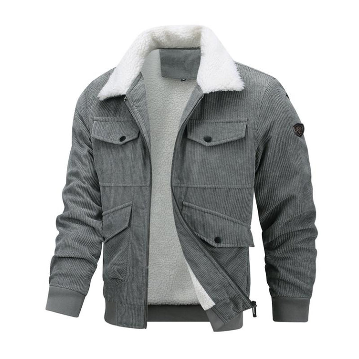 Dynora™ | Veste à fermeture éclair décontractée pour homme à poches multiples 