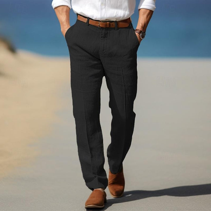 Pantalon en lin élégant 