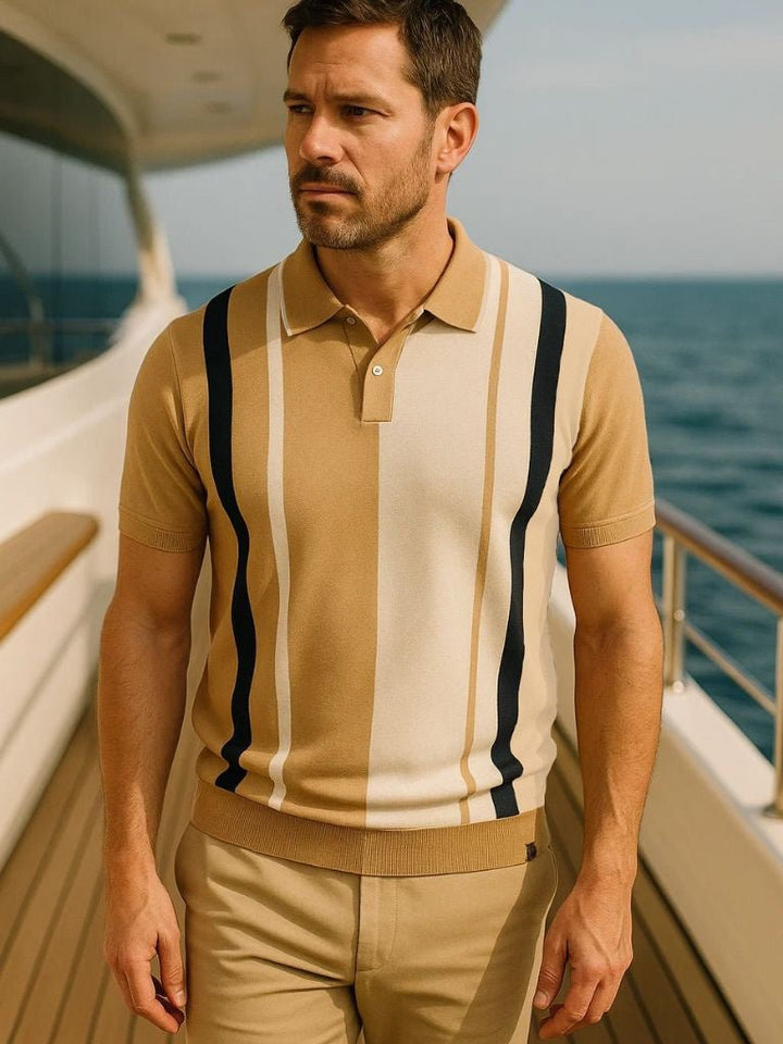 Polo Rayé Rétro – Leviana 