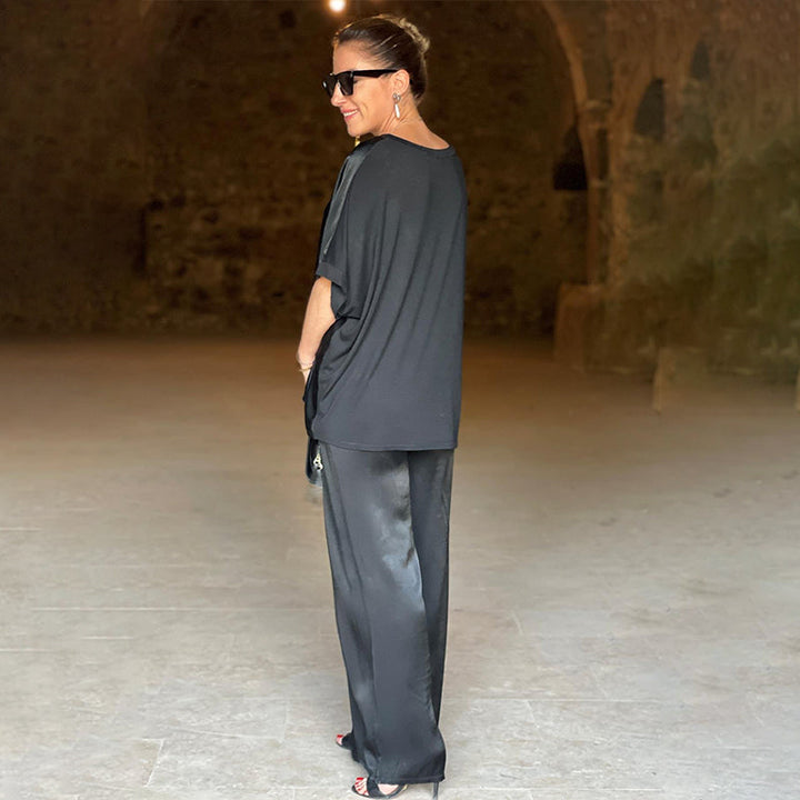 Pauline - Ensemble en satin brillant 