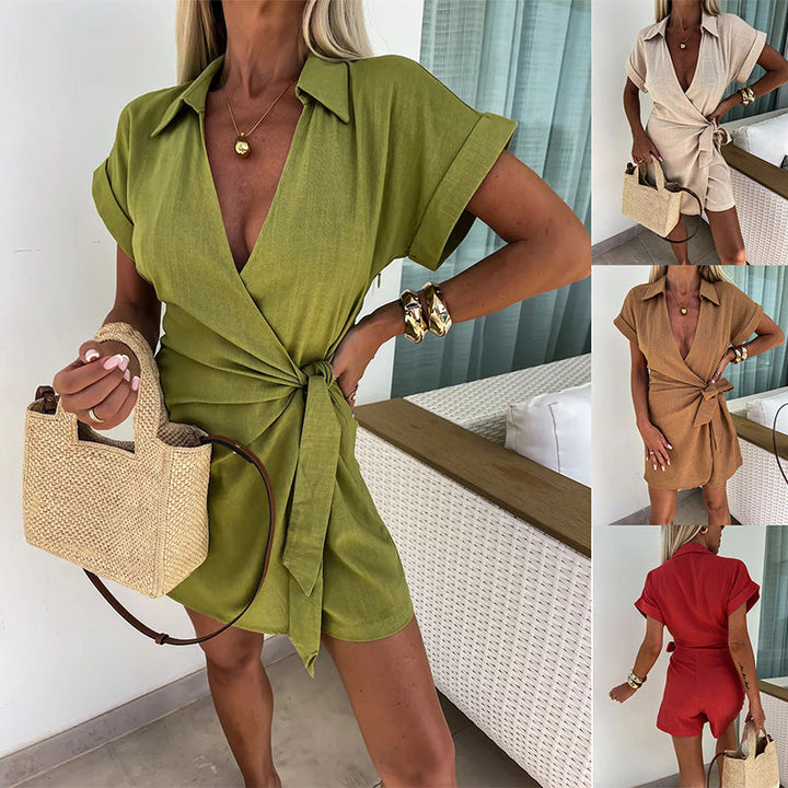 Chelsea™ | Robe d'été avec col en V 