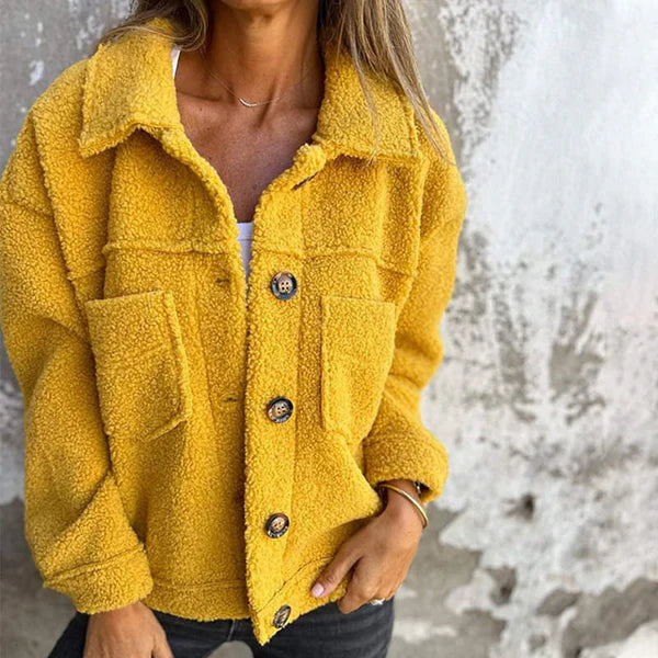 Oligna™ | Veste en laine à col court 
